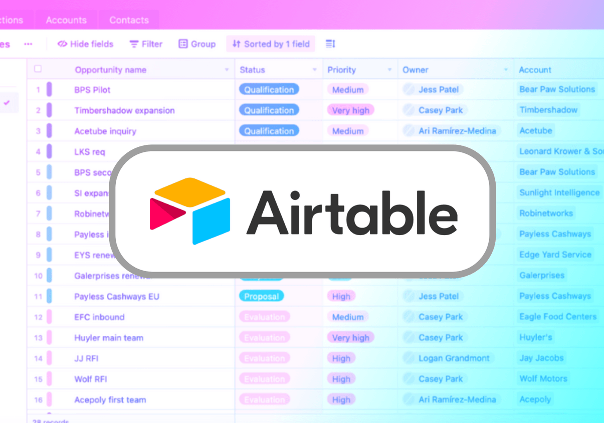 airtable alternativa a excel